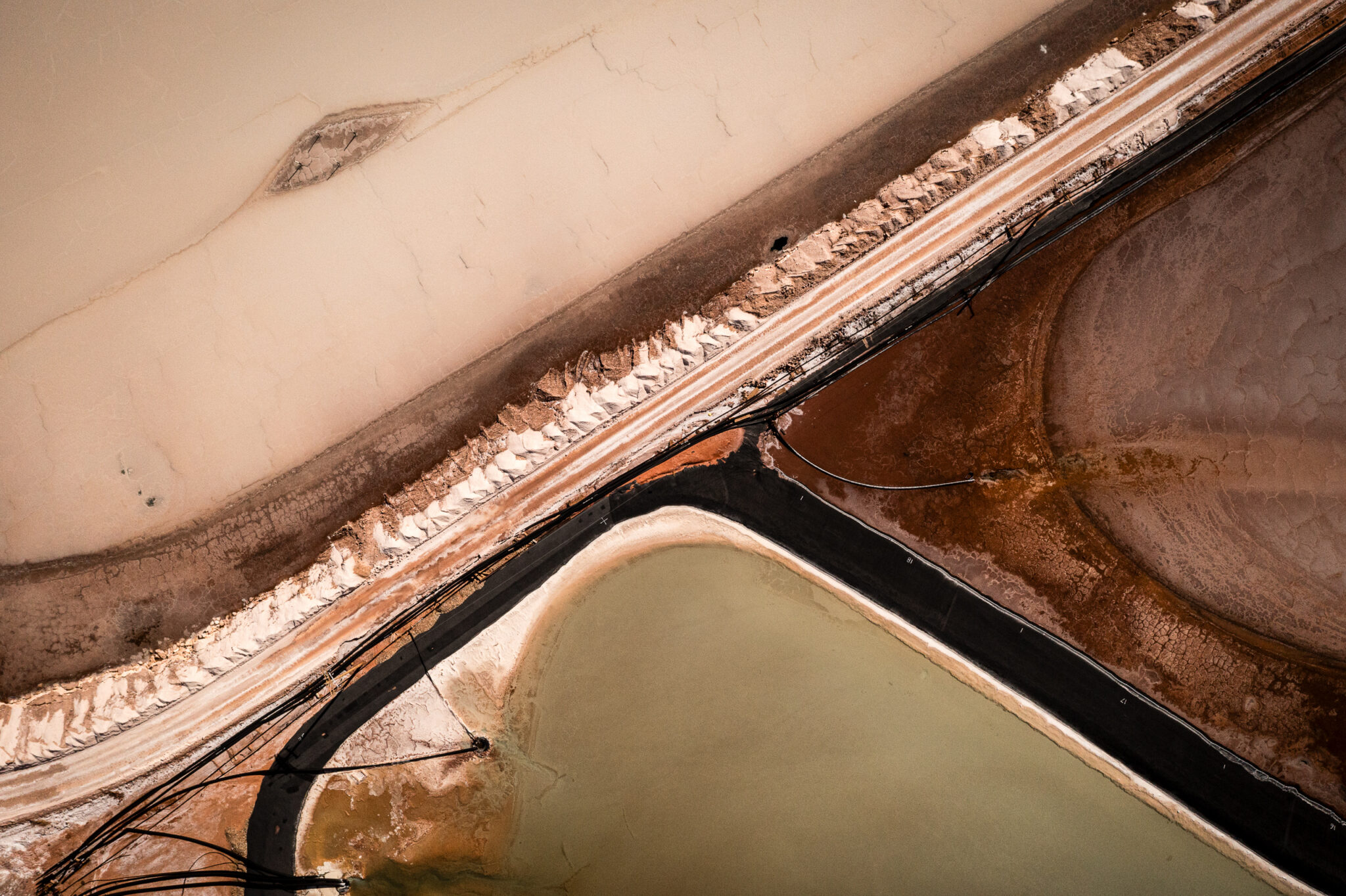 Potash Evaporation Pond, Moab, Utah